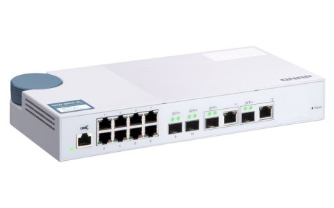 Qnap QSW-M408-2C, 8x 1GbE, 2x 0GbE SFP+, 2 x combo 10GbE SFP+/RJ45, managed switch Qnap QSW-M408-2C, 8x 1GbE, 2x 0GbE SFP+, 2 x combo 10GbE SFP+/RJ45, managed switch