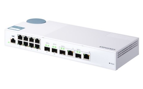 Qnap QSW-M408-2C, 8x 1GbE, 2x 0GbE SFP+, 2 x combo 10GbE SFP+/RJ45, managed switch Qnap QSW-M408-2C, 8x 1GbE, 2x 0GbE SFP+, 2 x combo 10GbE SFP+/RJ45, managed switch