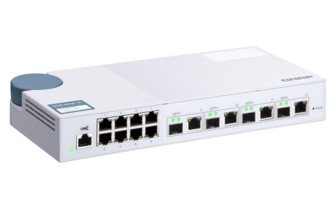 Qnap QSW-M408-4C, 8x 1GbE, 4x combo 10GbE SFP+/RJ45, managed switch Qnap QSW-M408-4C, 8x 1GbE, 4x combo 10GbE SFP+/RJ45, managed switch