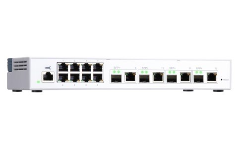 Qnap QSW-M408-4C, 8x 1GbE, 4x combo 10GbE SFP+/RJ45, managed switch Qnap QSW-M408-4C, 8x 1GbE, 4x combo 10GbE SFP+/RJ45, managed switch