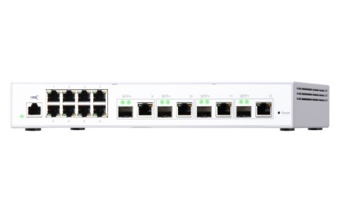 Qnap QSW-M408-4C, 8x 1GbE, 4x combo 10GbE SFP+/RJ45, managed switch Qnap QSW-M408-4C, 8x 1GbE, 4x combo 10GbE SFP+/RJ45, managed switch