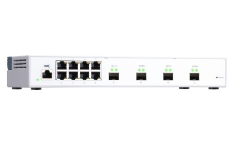 Qnap QSW-M408S, 8x 1GbE, 4x 10GbE SFP+, managed switch Qnap QSW-M408S, 8x 1GbE, 4x 10GbE SFP+, managed switch