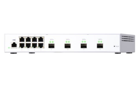 Qnap QSW-M408S, 8x 1GbE, 4x 10GbE SFP+, managed switch Qnap QSW-M408S, 8x 1GbE, 4x 10GbE SFP+, managed switch