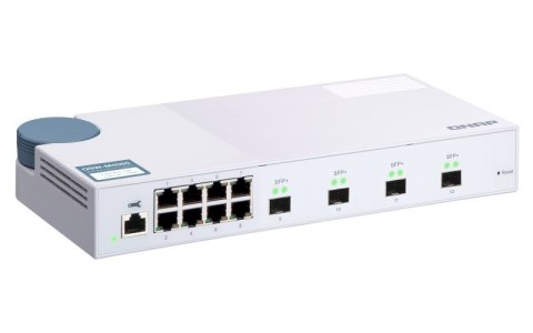Qnap QSW-M408S, 8x 1GbE, 4x 10GbE SFP+, managed switch Qnap QSW-M408S, 8x 1GbE, 4x 10GbE SFP+, managed switch
