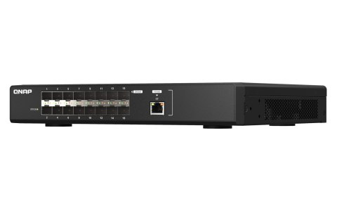 Qnap QSW-M5216-1T, 1x 10GbE RJ45, 16x 25GbE SFP28, rackmount design, managed switch Qnap QSW-M5216-1T, 1x 10GbE RJ45, 16x 25GbE SFP28, rackmount design, managed switch