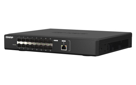 Qnap QSW-M5216-1T, 1x 10GbE RJ45, 16x 25GbE SFP28, rackmount design, managed switch Qnap QSW-M5216-1T, 1x 10GbE RJ45, 16x 25GbE SFP28, rackmount design, managed switch