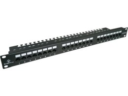 ALANTEC ALANTEC Patch panel UTP kat.6, 24 porty LSA z półką 1U
