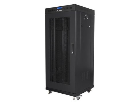 LANBERG SZAFA STOJĄCA RACK 19" 27U 600X600 DRZWI PERFOROWANE LCD CZARNA (FLAT PACK) FF01-6627-23BL LANBERG SZAFA STOJĄCA RACK 19" 27U 600X600 DRZWI PERFOROWANE LCD CZARNA (FLAT PACK) FF01-6627-23BL