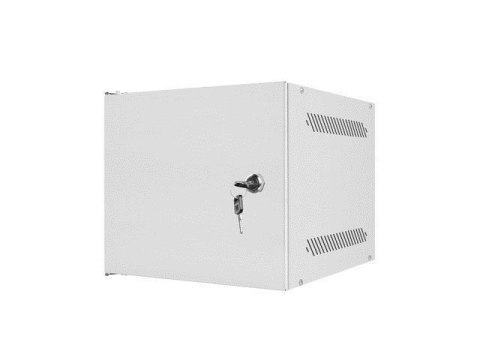LANBERG SZAFA WISZĄCA RACK 10" 4U 280X310 SZARA, DRZWI METALOWE (FLAT PACK) WF10-2304-00S