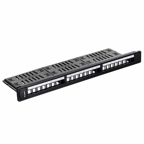 Patch panel Lanberg PPKS-1124-B (1U; 19") Patch panel Lanberg PPKS-1124-B (1U; 19")