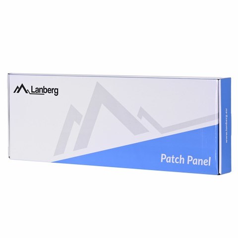 Patch panel Lanberg PPKS-1124-B (1U; 19") Patch panel Lanberg PPKS-1124-B (1U; 19")
