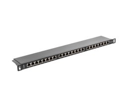 Lanberg Patch panel Lanberg PPS5-0024-B (0.5U; kat. 5e; 24xRJ-45)