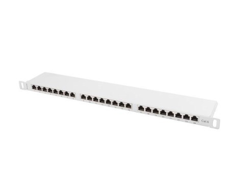 Patch panel Lanberg PPS6-0024-S (0.5U; kat. 6; 24xRJ-45) Patch panel Lanberg PPS6-0024-S (0.5U; kat. 6; 24xRJ-45)