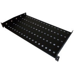 ALANTEC Półka stała A-LAN SA-P-19-1U-250-2-C (250 mm; kolor czarny)