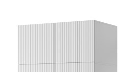 Cama MEBLE Szafa PAFOS 2D NADSTAWKA 90x55,5x45 biały mat