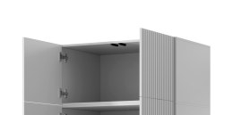 Cama MEBLE Szafa PAFOS 2D NADSTAWKA 90x55,5x45 biały mat