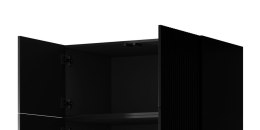 Cama MEBLE Szafa PAFOS 2D NADSTAWKA 90x55,5x45 czarny mat