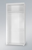 Cama MEBLE Szafa SAMBA (Unit 1) biały/czarny połysk