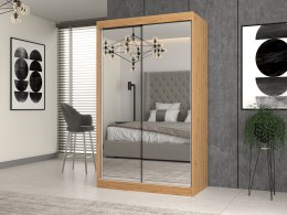 TOP E SHOP Szafa z drzwiami przesuwnymi z 2 lustrami IGA 120x61xH200 artisan