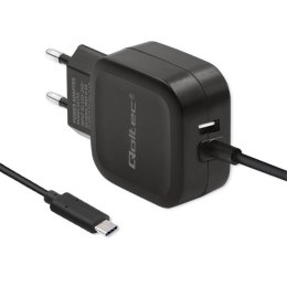 Qoltec Ładowarka Qoltec 50190 (3400 mA; 17W; USB, USB typ C)