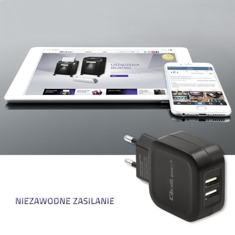 Ładowarka sieciowa Qoltec 50186 (3400 mA; 17W; USB) Ładowarka sieciowa Qoltec 50186 (3400 mA; 17W; USB)