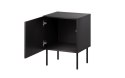 Cama MEBLE Szafka nocna 2szt ISLA 44,5x40x59 czarny mat