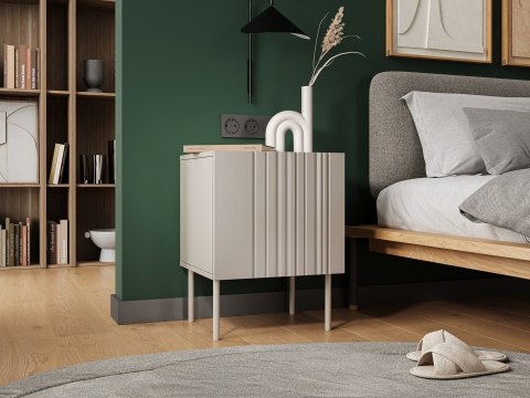 Szafka nocna 2szt ISLA 44,5x40x59 kaszmir mat Szafka nocna 2szt ISLA 44,5x40x59 kaszmir mat