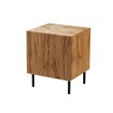 Cama MEBLE Szafka nocna 2szt. JUNGLE 53,5x40,5x44 dąb wotant + czarne nóżki
