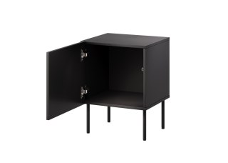 Szafka nocna 2szt SIENA 44,5x40x59 czarny mat