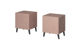 Cama MEBLE Szafka nocna NOVA 44x40x52 róż mat