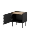 Cama MEBLE Szafka nocna ONDA 2szt. 50x40x54 czarny