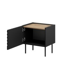 Cama MEBLE Szafka nocna ONDA 2szt. 50x40x54 czarny