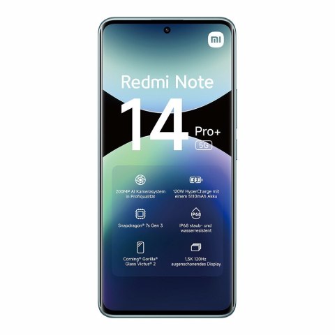 Smartfon Xiaomi Redmi Note 14 Pro+ 5G 8/256GB Frost Blue Smartfon Xiaomi Redmi Note 14 Pro+ 5G 8/256GB Frost Blue