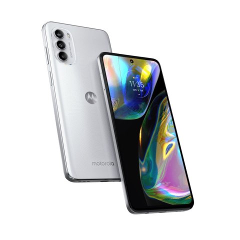 Smartfon Motorola G82 6/128GB 6,6" AMOLED 2400x1080 5000mAh Hybrid Dual SIM 5G White Lily (WYPRZEDAŻ) Smartfon Motorola G82 6/128GB 6,6" AMOLED 2400x1080 5000mAh Hybrid Dual SIM 5G White Lily (WYPRZEDAŻ)