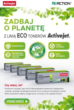 Activejet BIO Activejet ATH-35NB Toner (zamiennik HP 35A CB435A, Canon CRG-712; Supreme; 1800 stron; czarny). ECO Toner. Proszek w tonerze