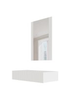 Cama MEBLE Toaletka z lustrem PAFOS 80x41,6x100 biały mat