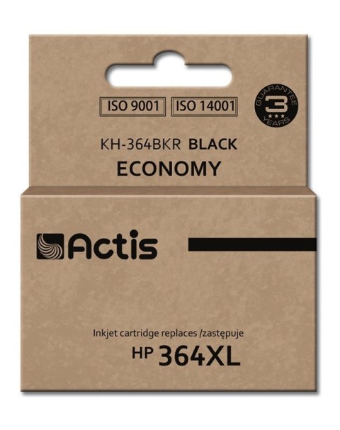 Actis KH-364BKR Tusz (zamiennik HP 364XL CN684EE; Standard; 20 ml; czarny) Actis KH-364BKR Tusz (zamiennik HP 364XL CN684EE; Standard; 20 ml; czarny)