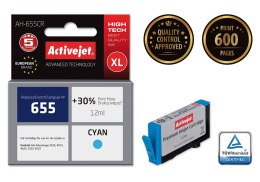 Activejet Activejet AH-655CR Tusz (zamiennik HP 655 CZ110AE; Premium; 12 ml; niebieski)