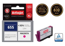 Activejet Activejet AH-655MR Tusz (zamiennik HP 655 CZ111AE; Premium; 12 ml; czerwony)