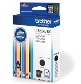Brother Tusz Brother czarny LC529XLBKAP2=LC-529XLBK, 2400 str.