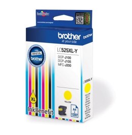 Brother Tusz Brother żółty LC525XLYAP2=LC-525XLY, 1300 str.