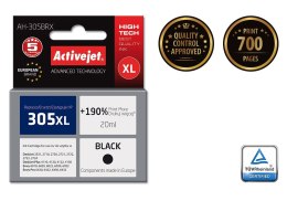 Activejet Activejet AH-305BRX Tusz (zamiennik HP 305 XL 3YM62AE; Premium; 20 ml; czarny)