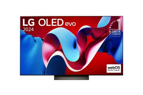 Telewizor 55" LG OLED55C41LA.AEU 4K Ultra HD 120 Hz WebOS Dolby Atmos Czarny Telewizor 55" LG OLED55C41LA.AEU 4K Ultra HD 120 Hz WebOS Dolby Atmos Czarny
