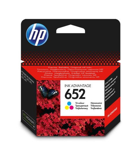 Tusz HP kolor HP 652, HP652=F6V24AE, 200 str. Tusz HP kolor HP 652, HP652=F6V24AE, 200 str.
