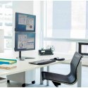 FELLOWES Fellowes Ergonomia wolnostojące ramię na 2 monitory - pionowe Seasa - dawne Professional Series™