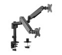 GEMBIRD GEMBIRD BIURKOWE REGULOWANE RAMIĘ/UCHWYT NA 2 MONITORY 17-32, 100X100MM, DO 9 KG