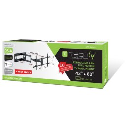 TECHly TECHLY DŁUGI UCHWYT ŚCIENNY TV LCD/LED 43-80 CALI