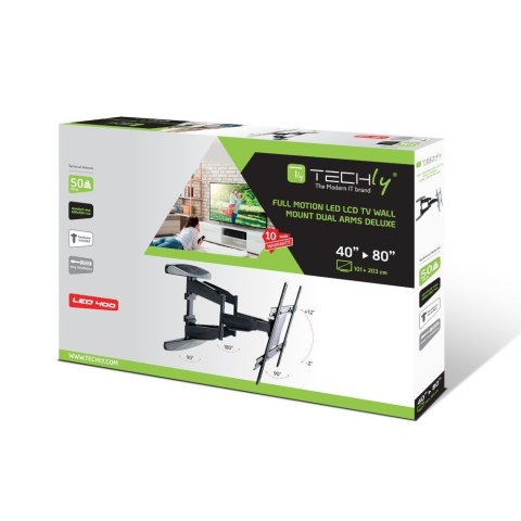 TECHLY UCHWYT ŚCIENNY TV LED/LCD 40-80 CALI 50KG O TECHLY UCHWYT ŚCIENNY TV LED/LCD 40-80 CALI 50KG O