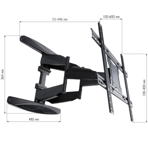TECHLY UCHWYT ŚCIENNY TV LED/LCD 40-80 CALI 50KG O TECHLY UCHWYT ŚCIENNY TV LED/LCD 40-80 CALI 50KG O