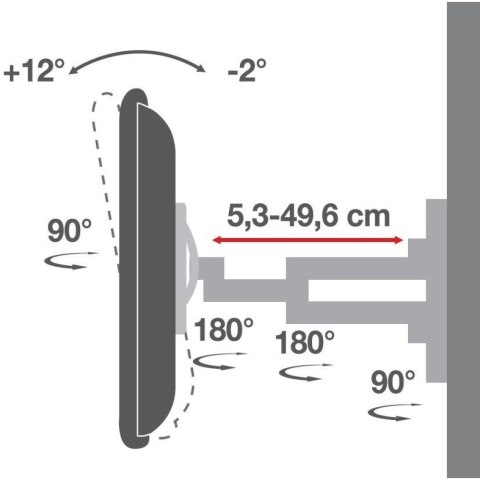 TECHLY UCHWYT ŚCIENNY TV LED/LCD 40-80 CALI 50KG O TECHLY UCHWYT ŚCIENNY TV LED/LCD 40-80 CALI 50KG O